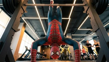Человек-паук решил, что новый день создан для BOOMFIT Краснодар